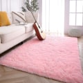 Miniatyrbild 2 av 5: Tflycq Soft Fluffy Area Mattor För Sovrum Barnrum Plysch Shaggy Nursery Matta Furry Throw Mattor För Pojkar Flickor, College Sovsal Fuzzy Mattor Vardagsrum Ho Pink 3.3 * 4 Feet