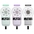Miniatyrbillede 2 af 5: Håndholdt Mini Ventilator med Justerbar Hastighed og 1200mAh Batteri Hvid