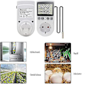 Miniatyrbillede 5 af 5: Ketotek 230 V Temperaturregulator Stikkontakt med Sensor, Digital Termostat Stikkontakt med Timer, Stikkontakt Termostat Timing Switch til Drivhuse, Akvarier, H