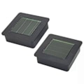 Miniatyrbillede 1 af 5: 2 STK./4 STK. Solcellelampe Udskiftning Top Firkantet Solpanel Top Udskiftning -X