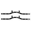 Miniatyrbillede 3 af 5: 2 stk. Metal Chassis Bjælke Side Ramme Chassis til WPL C14 C24 C24-1 1/16 RC Bil Opgraderingsdele Ac
