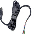 Miniatyrbillede 5 af 5: til logitech G302/G402/G502/G400S Bløde Musekabler Holdbart Flettet Nylonreb