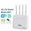 Miniatyrbillede 4 af 5: 4G CPE Router WiFi 6 LTE Router med SIM-kort Slot WiFi Modem 300Mbps