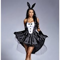 Miniatyrbild 1 av 4: Carnival Halloween Lady Sexig Rosa Kanin Tjej Kostym Härlig Tyll Smoking Kanin Disfraz Cosplay Fancy Party Dress Black M