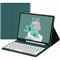 Miniatyrbilde 1 av 5: For Galaxy Tab A7 10.4' Tastaturdeksel 2020 Modell Sm-t500/t505/t507 Magnetisk Avtakbart Bt Tastatur Ultratynt Slankt Runde Taster Smart Trådløst Tastatur