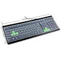 Miniatyrbillede 2 af 5: Tastaturbeskyttere universal silikone desktop computertastaturdækning