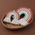 Miniatyrbillede 3 af 5: Regnbue Ornamenter Boligdekorationer 2 Størrelser til Soveværelse Børnehave Baby Børneværelser