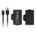 Miniatyrbillede 1 af 5: Genopladeligt batteripakke til spilcontroller til XboxSeriesS Gamepad-batterier med indikator, batteridæksel og USB-kabel