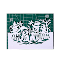 Miniatyrbilde 3 av 5: Snømann Prege Dies for Julekortlaging DIY Scrapbooking Album