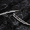 Miniatyrbillede 2 af 5: NICEHCK In Ear Monitor Udskiftningskabel 4N OFC+4N Sølvbelagt B