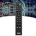 Miniatyrbilde 5 av 5: -AH301U Erstatningsfjernkontroll for HT-MT300 HT-MT301 SA-WMT300 SA-MT300 SA-MT301 SA-WMT301
