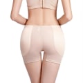 Pikkukuva 1 / 4: Naisten pehmustetut saumattomat Muotoiluhousut Alushousut Butt Lifter Hip Enhancer Alusvaatteet Shaper Shortsit Irrotettavat pehmusteet S-5xl beige 3XL