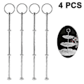 Miniatyrbilde 1 av 3: 4 Sett 3-lags Kake Stativ Hardware, Lagdelt Brette Hardware 3-lags Kake Stativ