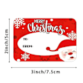 Miniatyrbillede 2 af 4: 2X300 stk. firkantede Glædelig Jul julemærkater gaveetiketter tape