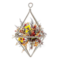 Miniatyrbild 3 av 5: Hängande Tillandsia Luftväxter Ställ Geometrisk Diamantformad Blomkruka Korg
