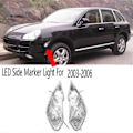 Miniatyrbillede 3 af 5: 1 par LED sidemarkeringslys til 2003 2004 2005 2006