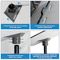 Miniatyrbilde 4 av 5: Feste for Starlink, Gen 3 Rør-adapter for Starlink V3 Stangfeste