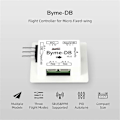 Miniatyrbild 4 av 5: För Radiolink Byme-DB Flygkontroller Inbyggt Gyroskop för Delta Vinge Mini Fast Vinge Pappersplan