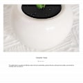 Miniatyrbilde 2 av 2: Mike Tulip Lampe Bordlampe LED Simulering Tulip Nattlys Falsk Blomsterbukett 3 Hoder Med Keramisk Vase Soverom Nattbordslampe For Hjem Stue De