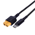 Miniatyrbild 4 av 5: 100W USB C till XT60 Laddningskabel Typ C Hane till XT60 Hona Adapter Laddningskabel för Drönare Solbatteri Tillbehör