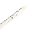 Miniatyrbild 4 av 5: Glas Celsius termometer 0 grader till 50/100 grader 200mm Laboratorieglas