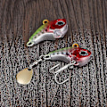 Miniatyrbillede 5 af 5: 9g 13g 16g 22g Vib Bait Spinner Grej Diskantkroge Metal Fiskelokker Bass_s