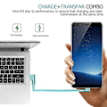 Pikkukuva 3 / 5: 1m 2m 3m Lataus Micro-kaapeli USB-pistoke 90 asteen kulmaan Micro Android -latausjohtoliitin TAO