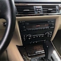 Miniatyrbild 3 av 5: 2x För E90 E92 E93 E87 3-serie 2005-2012 Kolfiberfärgad ABS Växelspaksknopp Huvudskydd Trim Ca