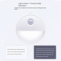 Miniatyrbillede 3 af 5: Justerbar Farve LED Natlys Menneskekrops Induktion Magnetisk Suge Intelligent Lysstyring Skabslys