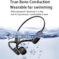 Pikkukuva 5 / 5: Luujohdin Kuulokkeet Uintiin IPX8 Vedenpitävät 32GB Urheilukuulokkeet Langattomat Bluetooth 5.2 Kuulokkeet