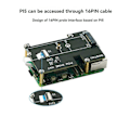 Miniatyrbilde 4 av 5: PCIe til M.2 M Key Adapter NVMe Utvidelseskort for Raspberry Pi 5