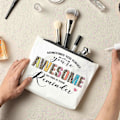 Miniatyrbillede 4 af 5: Inspirerende gaver til kvinder, lærer medarbejder påskønnelsesgaver, opmuntrende kosmetiktaske, tak fødselsdagsgaver til mødre sygeplejerskedag, ven