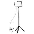 Miniatyrbillede 3 af 5: USB LED Video Lys Kit Videokonference Belysning med 1 * LED Fyldlys 3200K-5600K Dæmpbar + 1 *