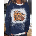 Miniatyrbillede 1 af 2: Kvinder Fall Halloween Sweatshirt Græskar T-shirts Sjov langærmet rund hals løs pullover top bluser COLOR 3 L