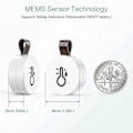 Miniatyrbild 4 av 5: Bluetooth termometer hygrometer, trådlös termohygrometer mini, med smart sensor-app, datalogger och exportdata för sovrum, babyrum, vinkällare