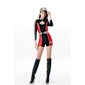 Miniatyrbillede 2 af 4: Halloween ny multi-farve kodet cheerleading racer uniformer præstationstøj bilmodel catwalk tøj red L