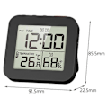 Miniatyrbild 4 av 5: Kökstimer För Matlagning Med Uppräkning Nedräkning, Digital Timer Batteridriven Med Display, För