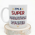 Miniatyrbilde 2 av 2: Maratonløper Kopp Jeg er Super Morsom Gave til Kolleger Keramisk 11oz Kopp