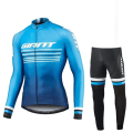 Miniatyrbild 1 av 5: 2023 GIANT Cykeltröja Set Höst Långärmad Ropa Ciclismo Cykelkläder för män Cykelkläder MTB Road Bike Suit Maillot Auburn XL