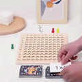 Miniatyrbilde 4 av 5: Lære Matematikk Multiplikasjon 9 x 9 Teller Læringsbrett for Barn i Barneskolealder 3 4 5