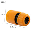 Pikkukuva 2 / 5: 6 kpl Urosletkuliitinjatko puutarhaletkulle (pikaliitin) 5,7 cm