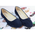 Miniatyrbilde 2 av 5: Enkeltsko med spiss hode flate lette dame flate sko for kvinner black blue 41