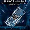 Miniatyrbilde 3 av 5: 10 stk. 16CH Analog Multiplekser Modul 74HC4067 CD74HC4067 Presis Modul Digital Multiplekser MUX Br