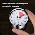 Miniatyrbilde 2 av 5: Nye modeller 1 stk, Kjøkkentimer, 60 minutter mekanisk timer, Tidsstyringspåminnelse, Mekanisk timer for matlaging, sport, skjønnhet, studier, kjøkken
