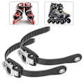 Miniatyrbilde 5 av 5: 2 stk Skitilbehør Snowboard Binding Strap Skøytesko Spenne Strap Isskøyter Stropper Inline Roller Strap Skrue