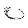 Miniatyrbild 5 av 5: USB C Han till 3 USB C Hon Splitter för Typ C Telefoner, Surfplattor, Bärbara Datorer