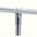 Miniatyrbilde 2 av 5: Nye modeller 4 stk. T-formet rund rørkobling, 25 mm rund rørkoblingshode, T-formet rustfritt stål gjerde fast snap, bolt og mutter, for gjerde, La