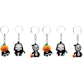 Miniatyrbillede 1 af 5: Halloween Nøglering Halloween Spøgelse Nøglering Hængende Vedhæng Nøgleringe Halloween Vedhæng Nøglering Spøgelse Nøglering 3d (6 stk., Sort)