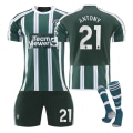Pikkukuva 1 / 2: 23-24 Red Devils away jersey lasten opiskelijoille aikuisten puku urheiluvaatteet NO.21 ANTONY 20