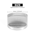 Miniatyrbild 5 av 5: Spisknoppar, Ugnsknoppar (4 st), 6 mm Universella Silverfärgade Gaskontrollknoppar Adaptrar Ugnsvred